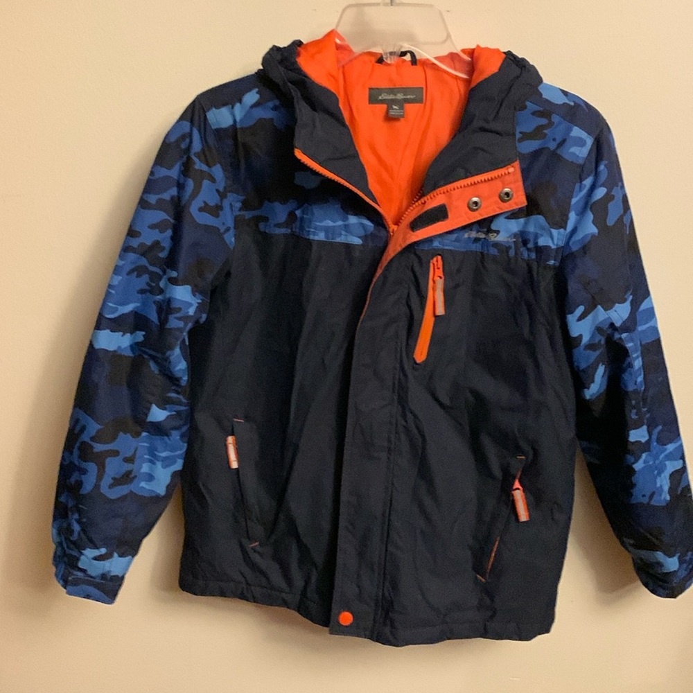 COPY - Eddie Bauer Boys blue camo M Winter Jacket